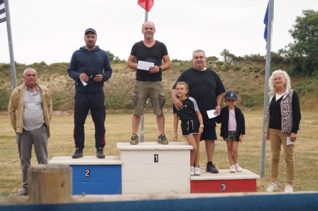 « TONY CAREME magnifique vainqueur du grand prix du Val d’Izé 2023 avec le score de 190/200 » il devance Arnaud ROHEE 186/200 et Alain NARDOUX 185/200